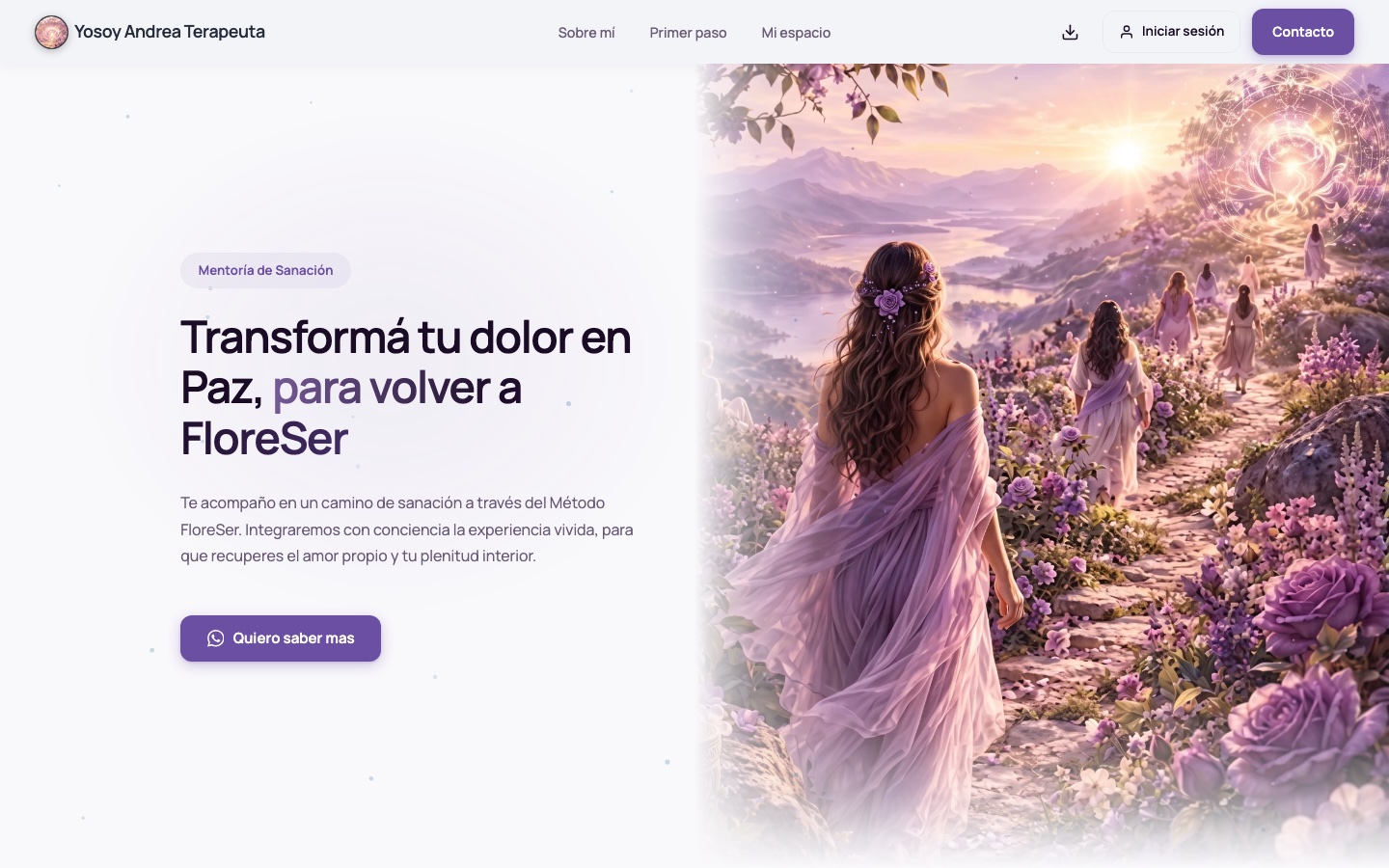 Portada de Yosoy Andrea Terapeuta en Aulibre